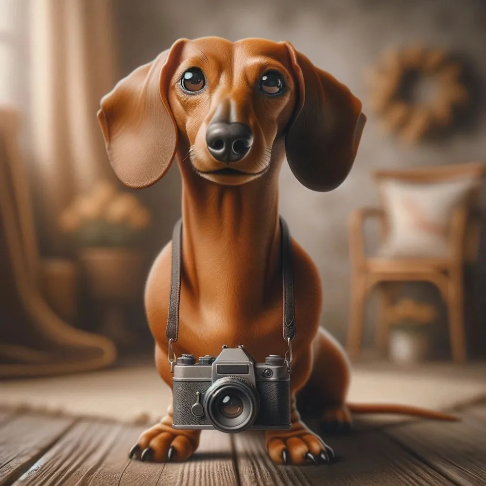El perrito de Piripochi con su cámara